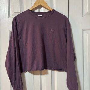 TNA long sleeve crop top